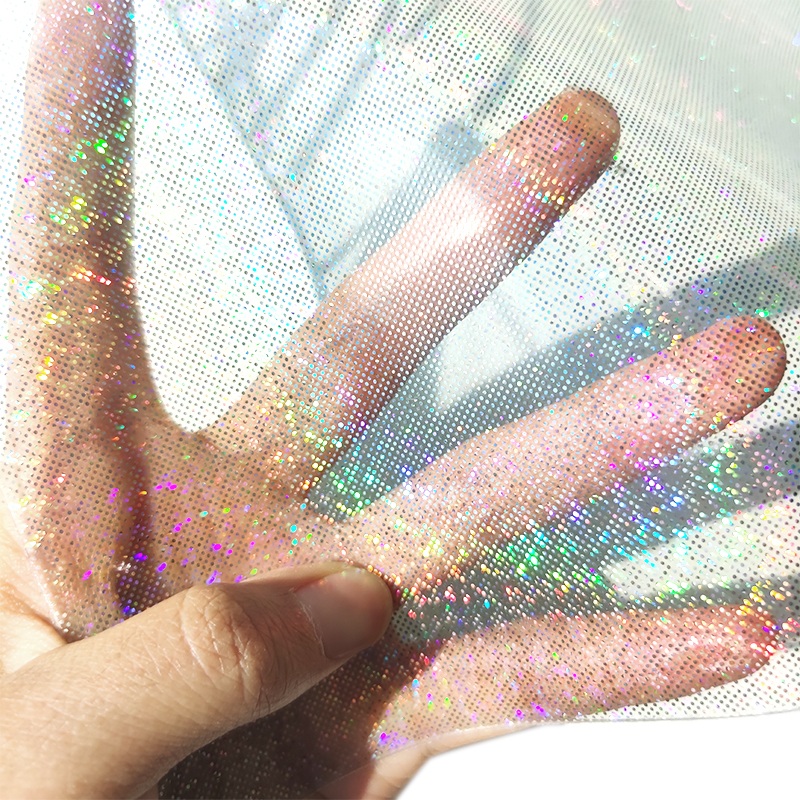 Vinyl Fabric Holographic Trans - Sewing Textile Art ulasan dan harga