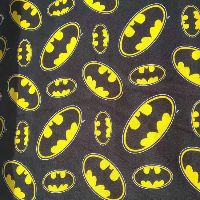 140cm Width Cartoon Batman Log - Sewing In Textile ulasan dan harga