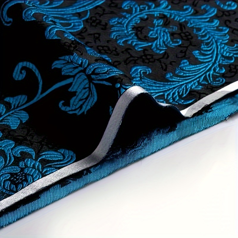 3D Blue Phoenix Tail Brocade F - Sewing Garment ulasan dan harga