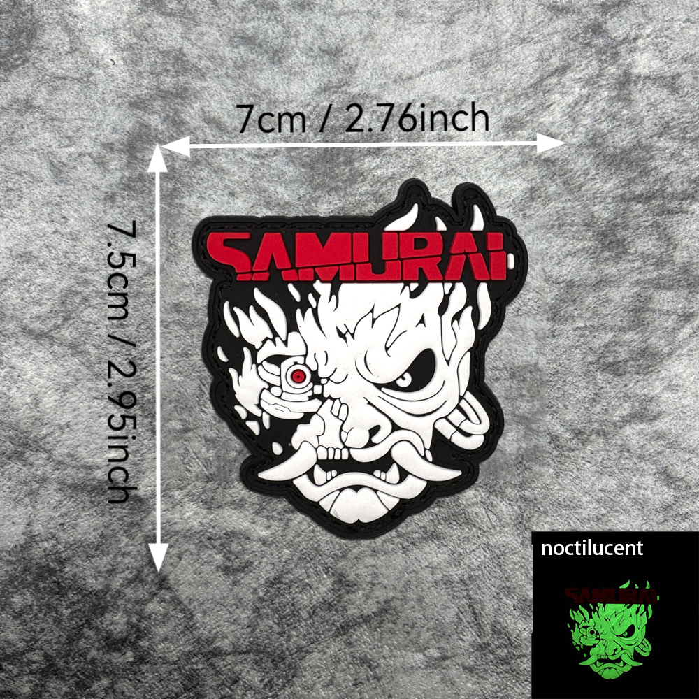 A Cyberpunk Pattern Pvc Patch, - Velcro Sew On ulasan dan harga