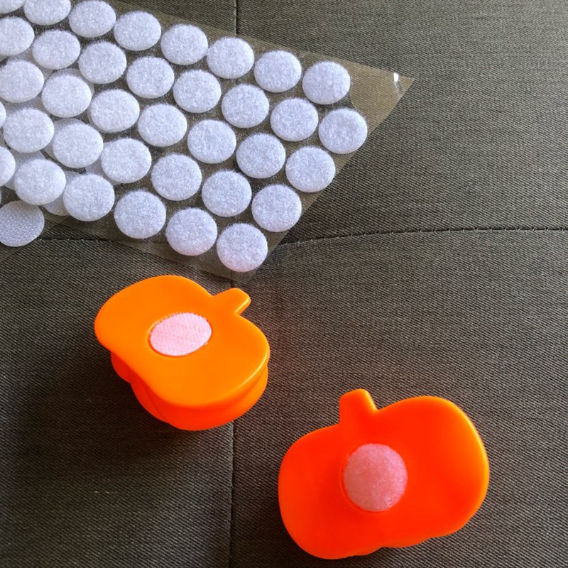 1000pair 10/15/20mm White Dot  - Velcro Sew On ulasan dan harga