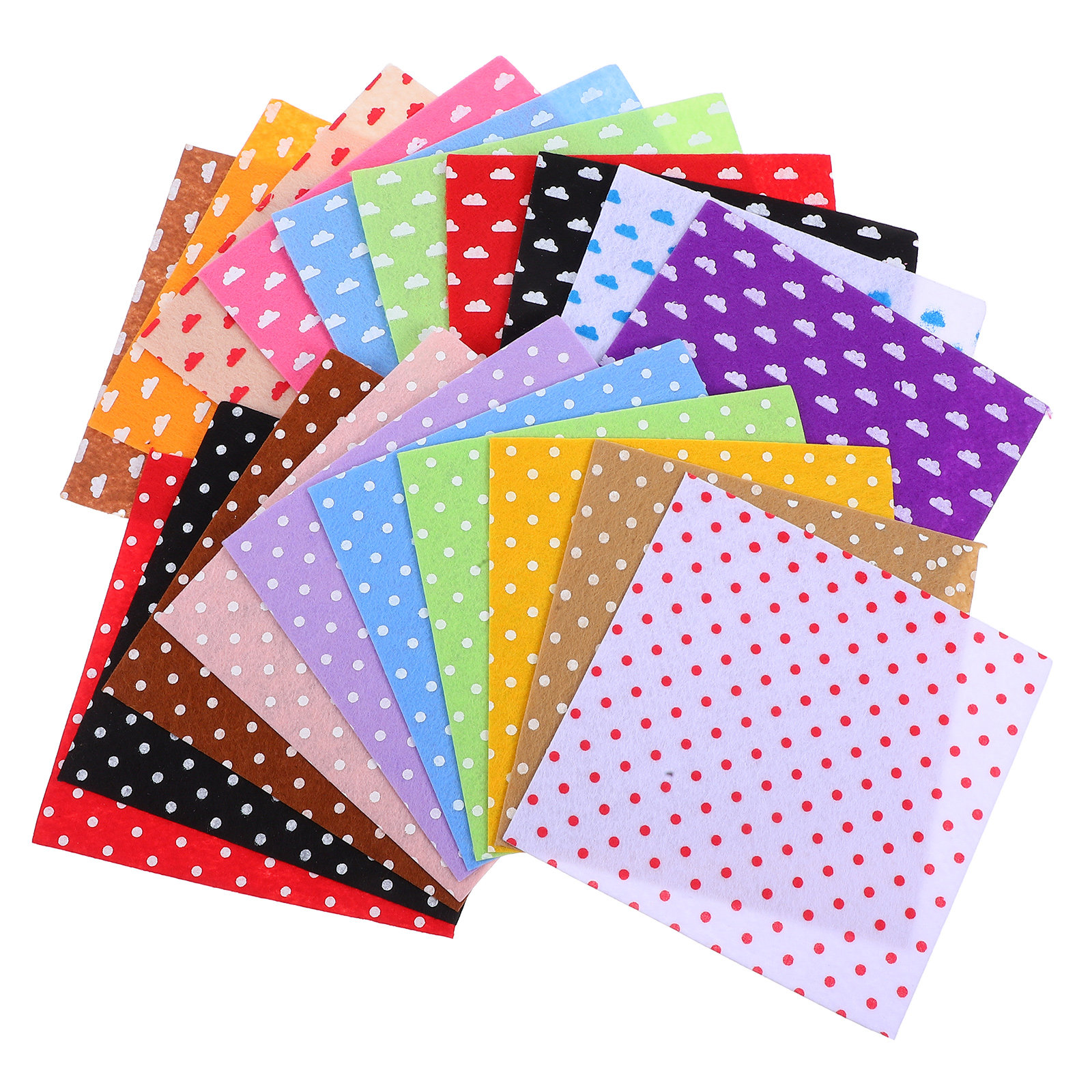 20Pcs Nonwoven Fabric Craft Ma - Sewing Textile Art ulasan dan harga