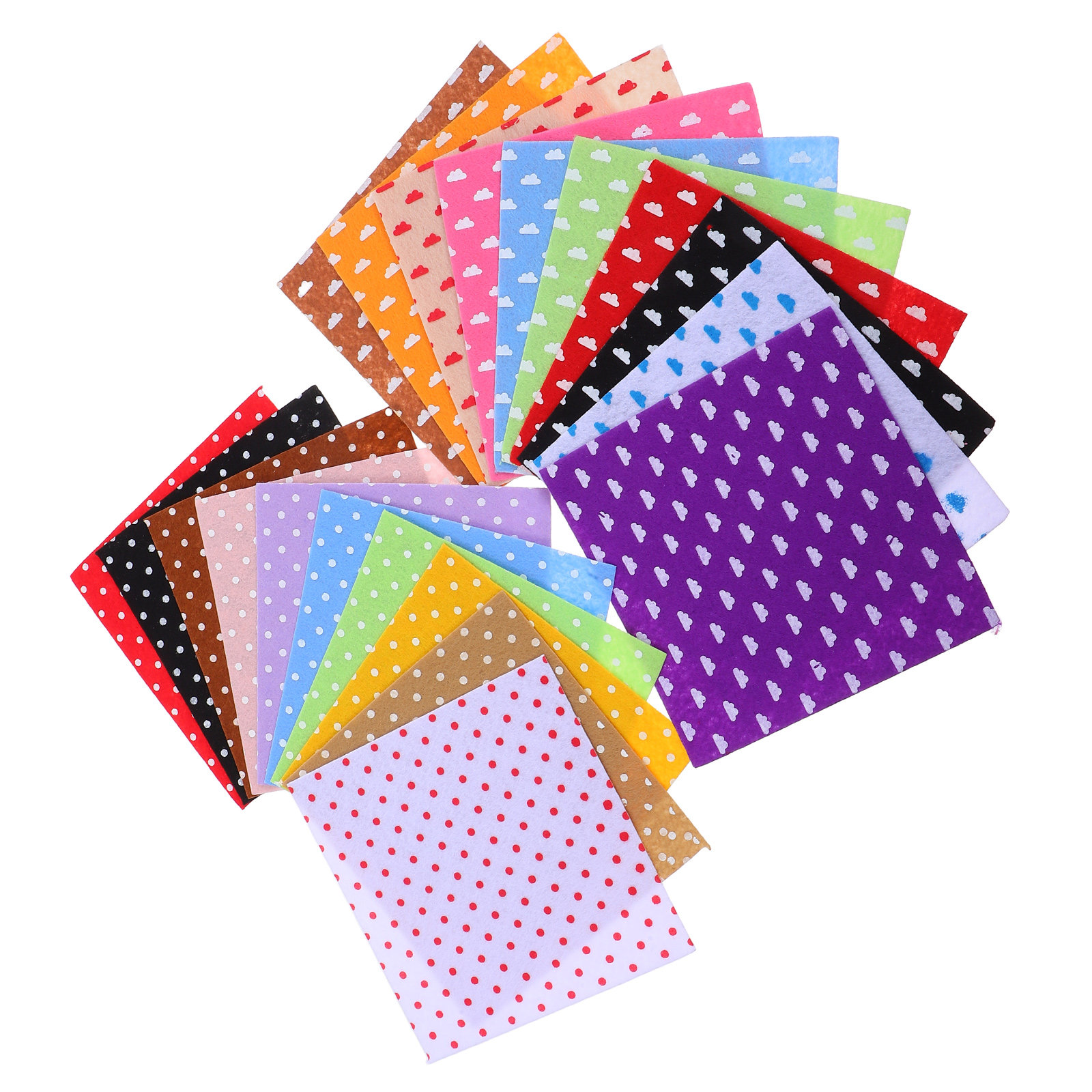 20Pcs Nonwoven Fabric Craft Ma - Sewing Textile Art ulasan dan harga