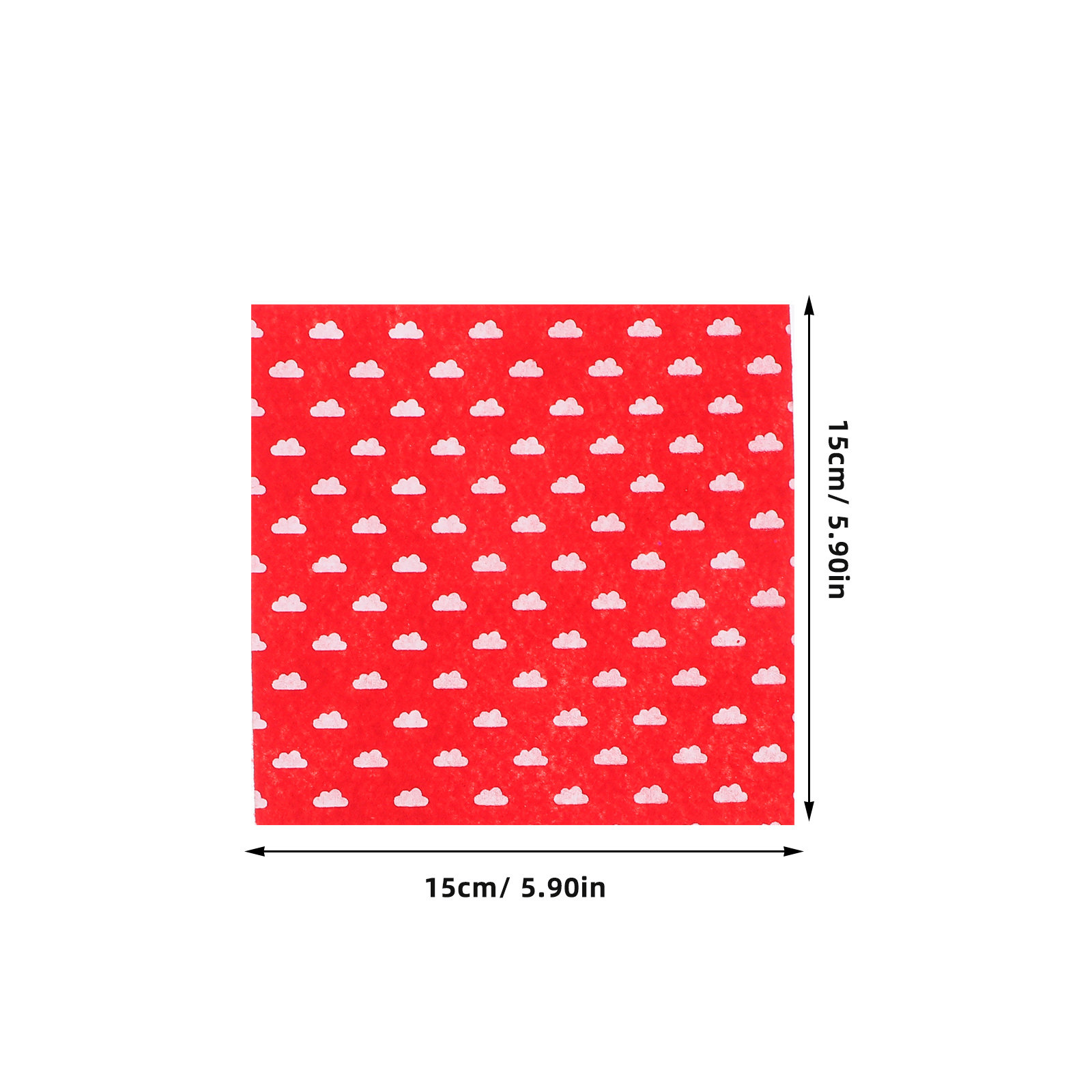 20Pcs Nonwoven Fabric Craft Ma - Sewing Textile Art ulasan dan harga
