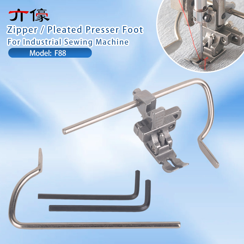 F88 6-in-1 Multifunctional Adj - Zipper Foot Presser ulasan dan harga