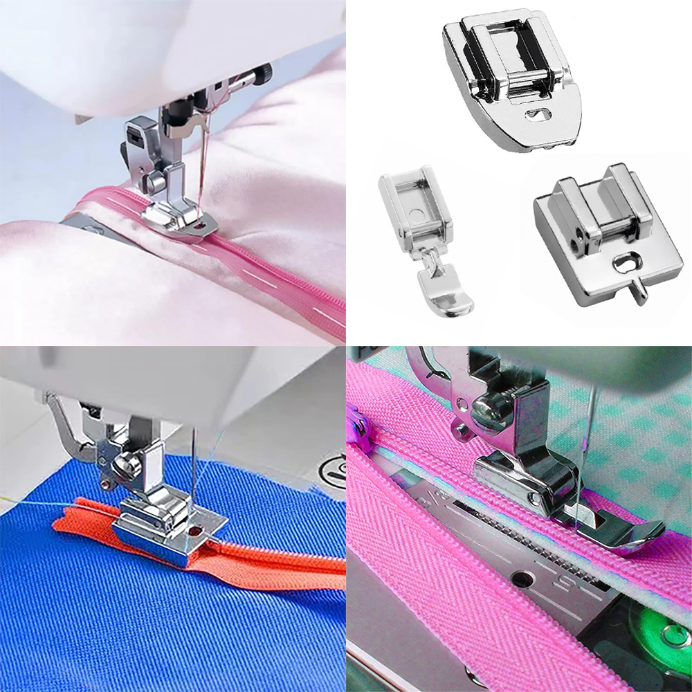 Snap-On Narrow Zipper Feet Inv - Zipper Foot Presser ulasan dan harga