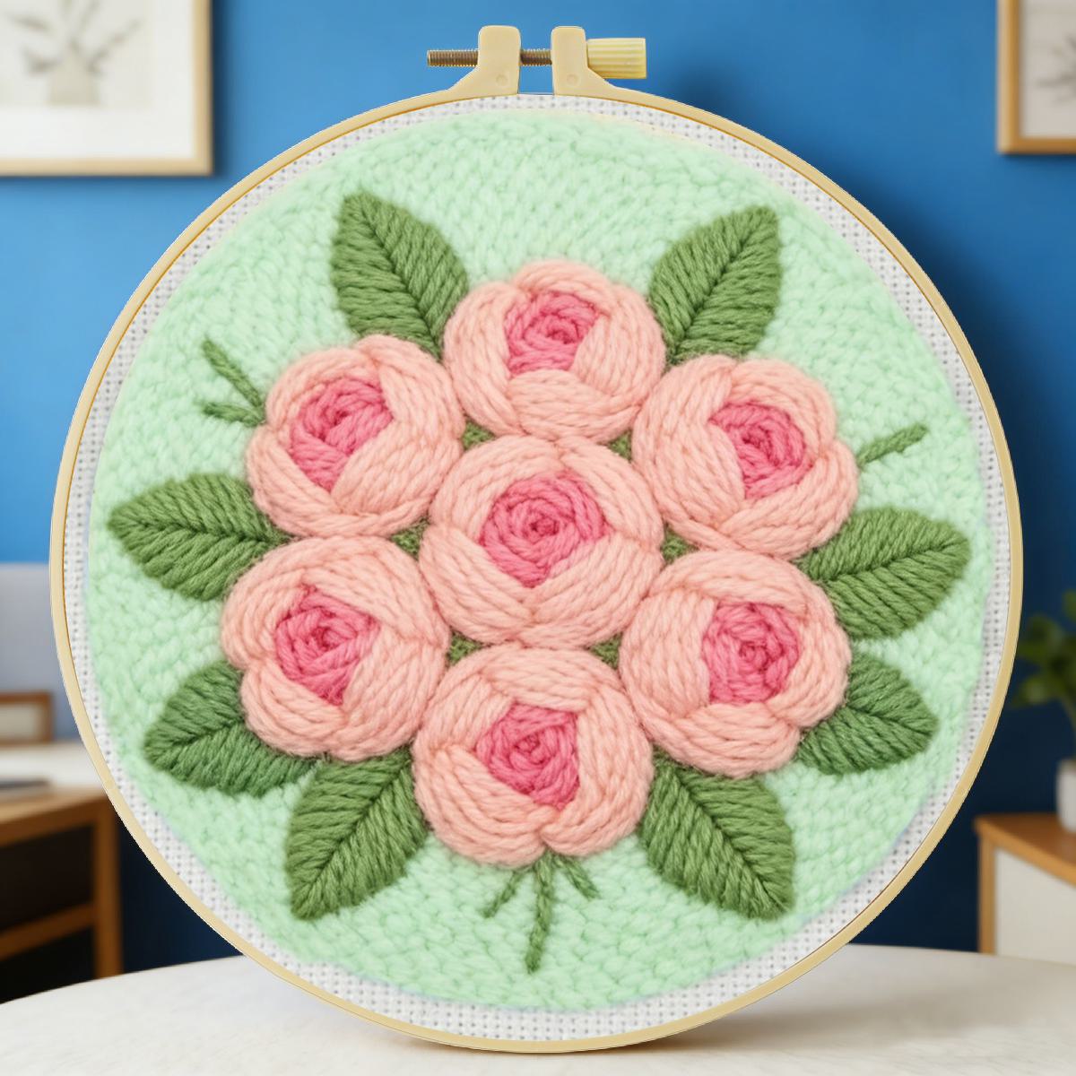 20X20CM/7.87inch Flower punch  - Sewing Textile Art ulasan dan harga
