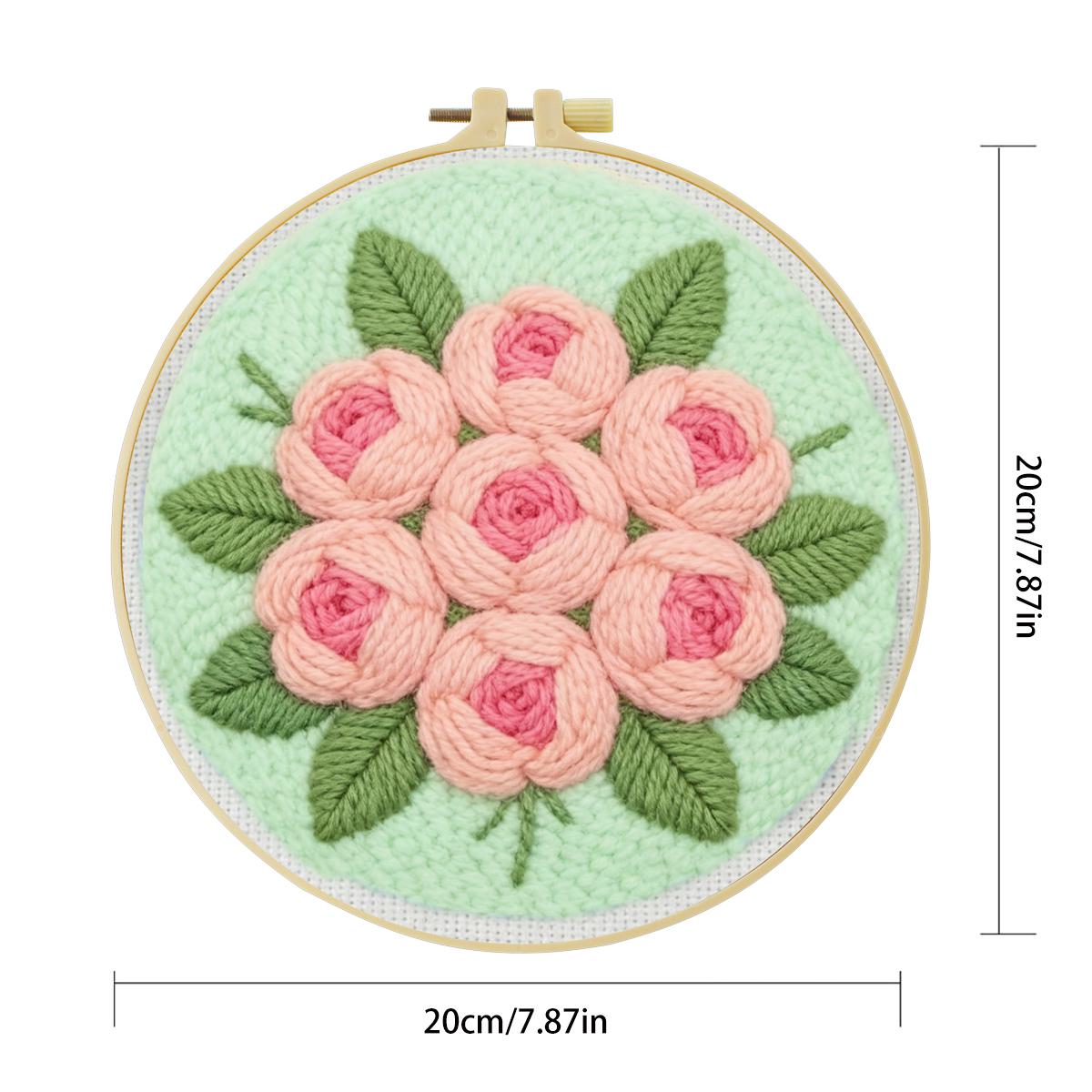 20X20CM/7.87inch Flower punch  - Sewing Textile Art ulasan dan harga
